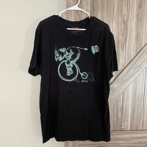 Vintage RVCA Artist Network Program, Andrew Pommier, Rhino, Black Men's XL